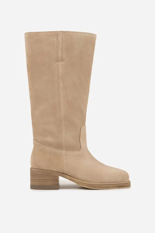 Bronx Ky-ley High Boot Mocha Mousse Maat: 38 | Laarzen Outlet | Dames | Beige