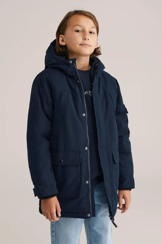 We Fashion Parka Dark Blue Maat: 158/164 | Jassen Outlet | kids | Blauw