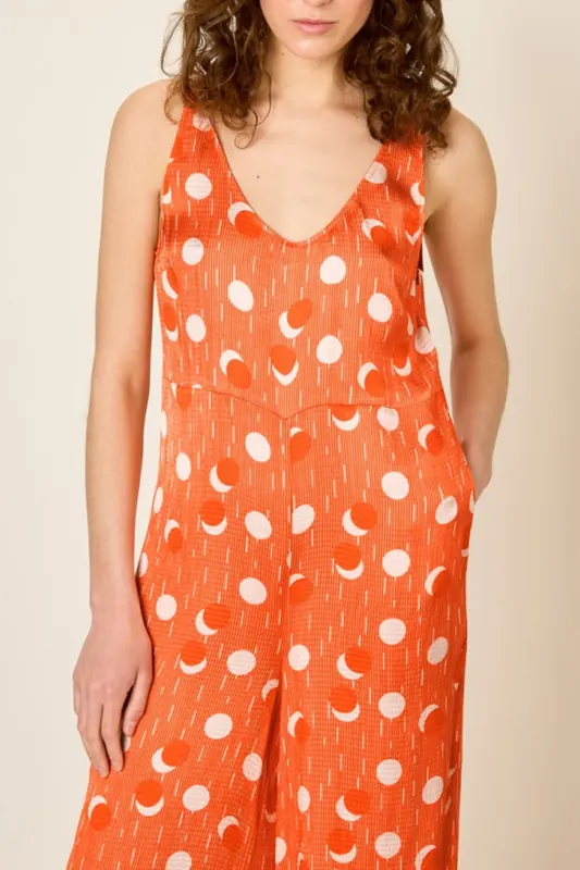 American Vintage Shaning Jumpsuit Eddy Maat: M | Jumpsuits Outlet | Dames | Oranje