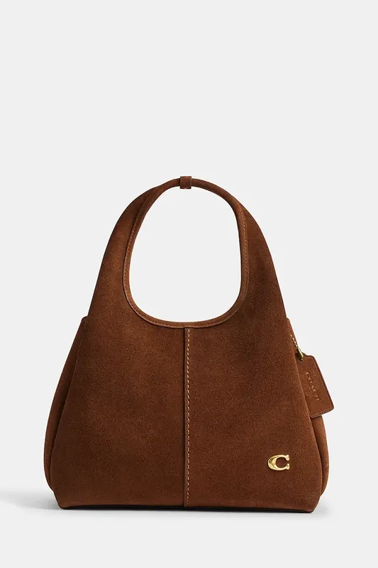 Coach torebka crossbody damska zamszowa