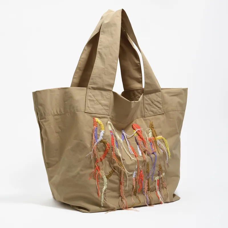 Torba shopper nylon naturalna