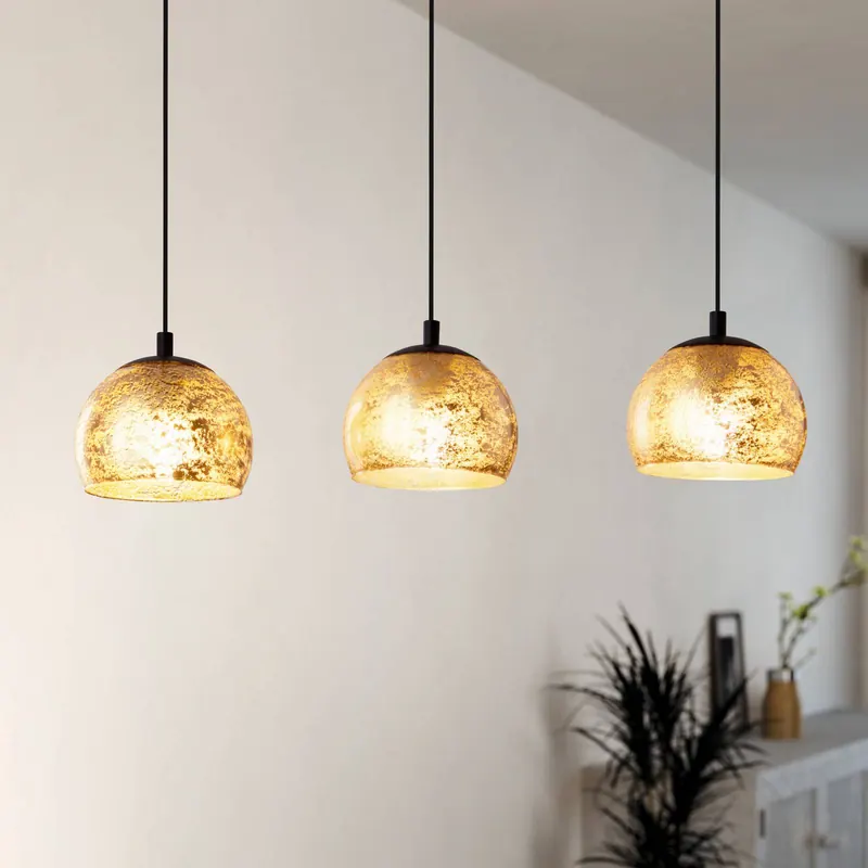 Lampa wisząca Albaraccin, 3-punktowa