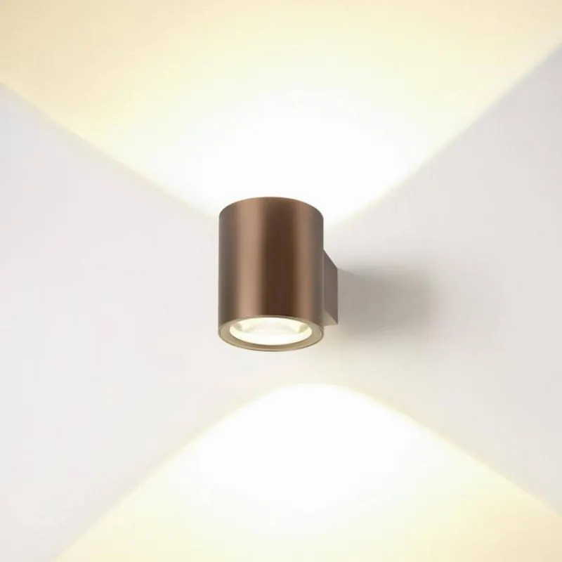 Kinkiet LED SLV Oculus, Ø 9 cm, ściemniany do ciepłego odcienia, metal