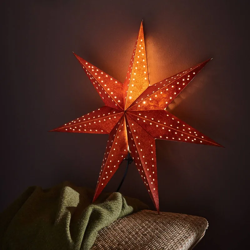 Lampa wisząca Embla, Ø 45 cm, jedwab, brązowa