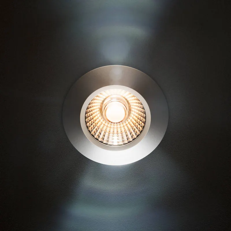 Spot sufitowy wpuszczany LED Diled, Ø 6,7 cm, Dime LED, biały