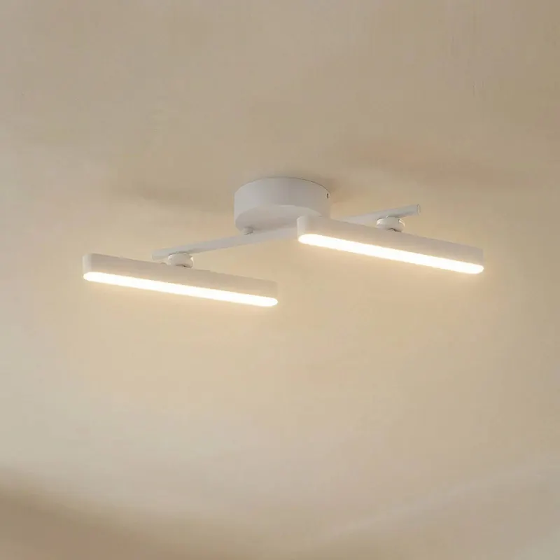 Reflektor LED Lindby Eldrin, biały, 2-punktowa, listwa świetlna