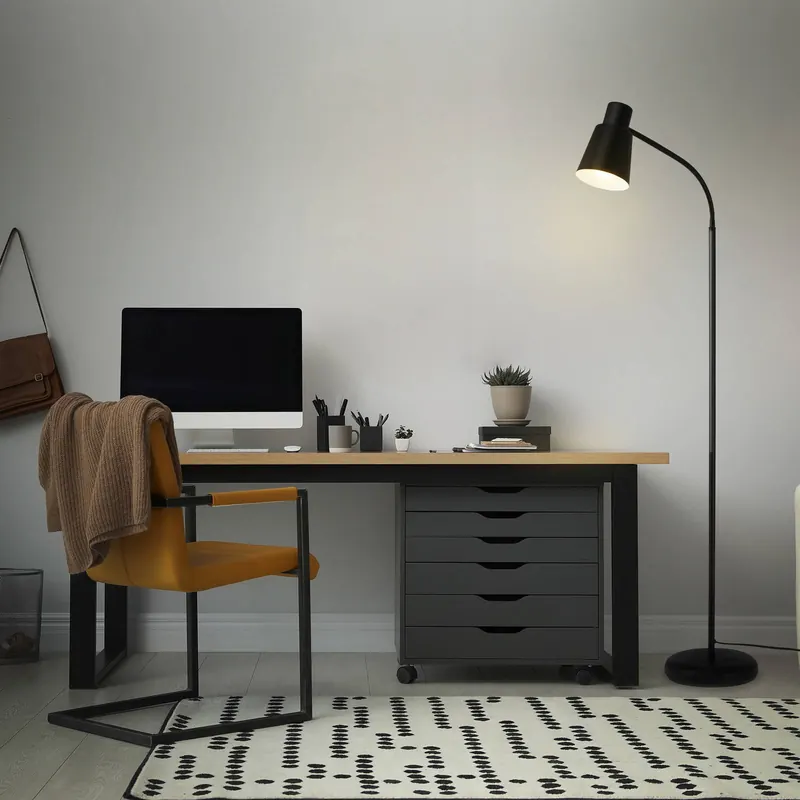 Lampa stojąca 1474015 z metalu czarna