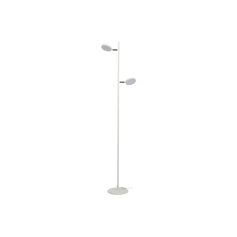 Aluminor Declic lampa stojąca LED, 2-pkt. biała