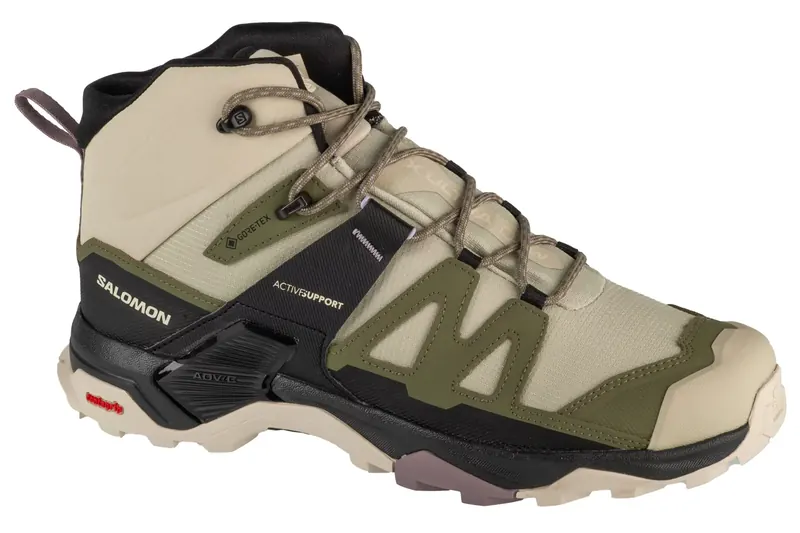 Salomon X Ultra 4 Mid GTX 474550, Damskie, Zielone, buty trekkingowe, tkanina, rozmiar: 42 2/3