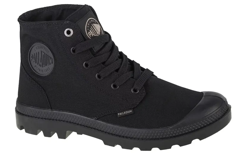 Palladium Mono Chrome 73089-001-M, Unisex, Czarne, buty sneakers, tkanina, rozmiar: 37