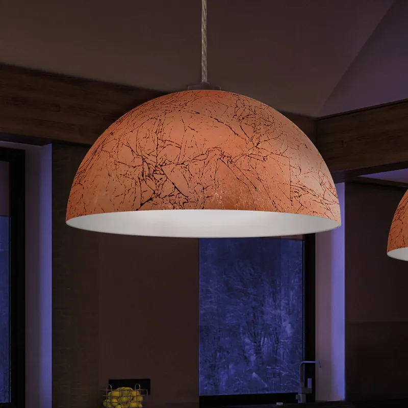 Lampa wisząca Cult Vintage, miedź, Ø 50 cm