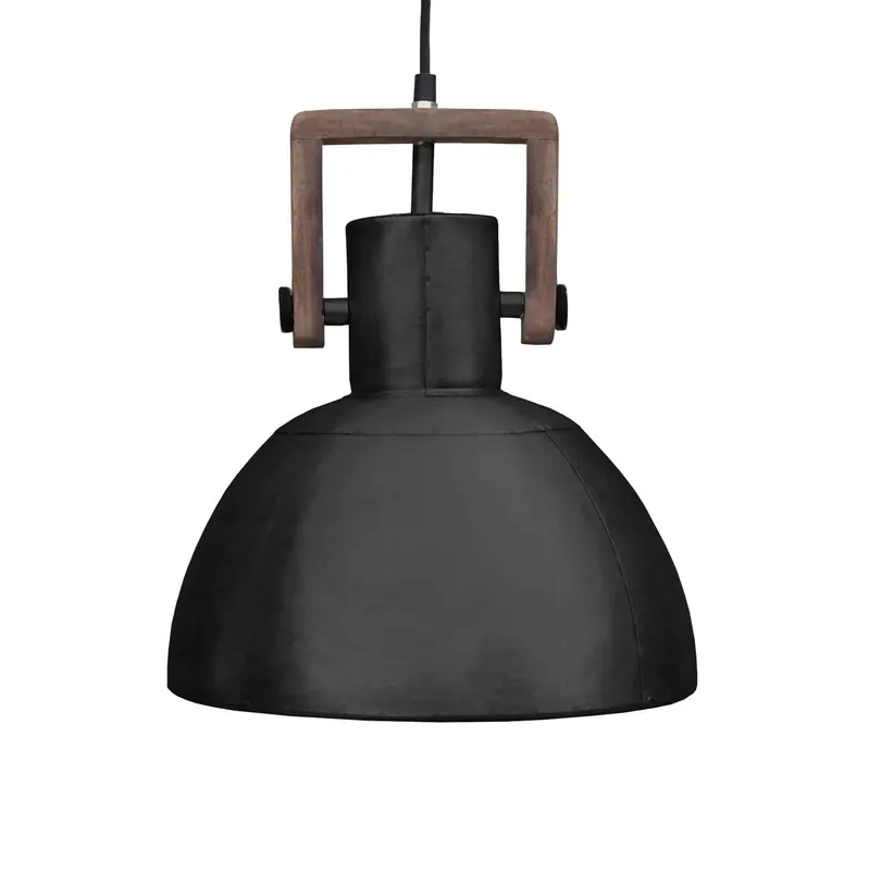 PR Home Ashby Single żyrandol Ø29cm czarno-cynkowy