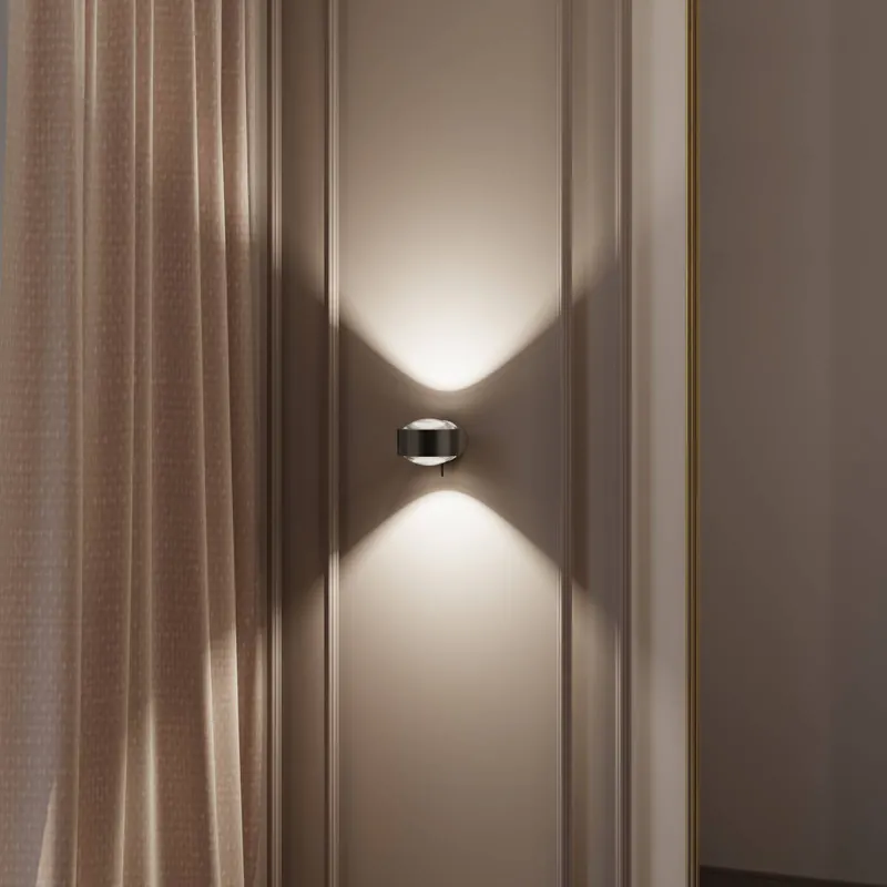 Puk! 120 Wall spot LED brązowy/chrom