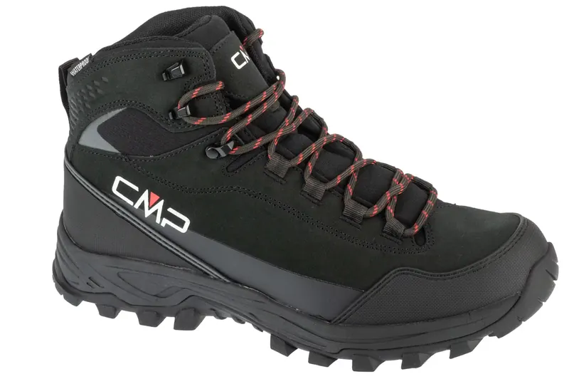 CMP Myzar Mid 3Q15857-69UT, Męskie, Czarne, buty trekkingowe, skóra zamszowa, rozmiar: 46