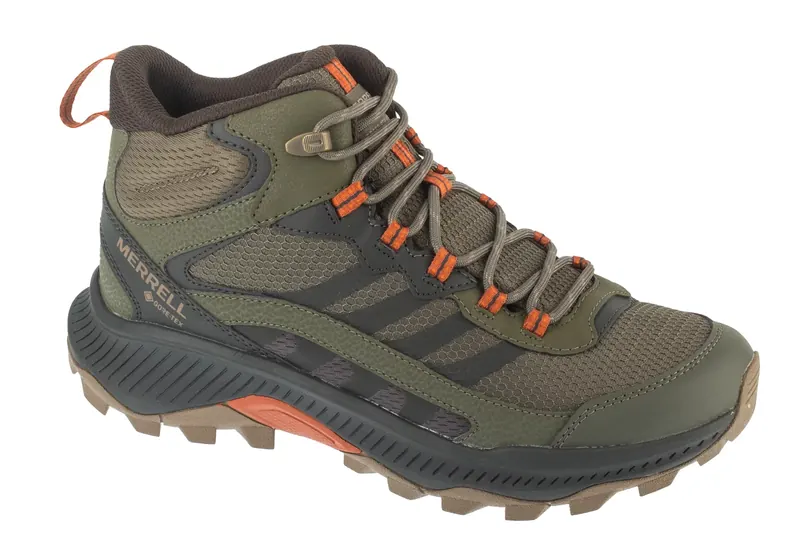 Merrell Speed Strike 2 Mid GTX J037819, Męskie, Zielone, buty trekkingowe, skóra syntetyczna, rozmiar: 41