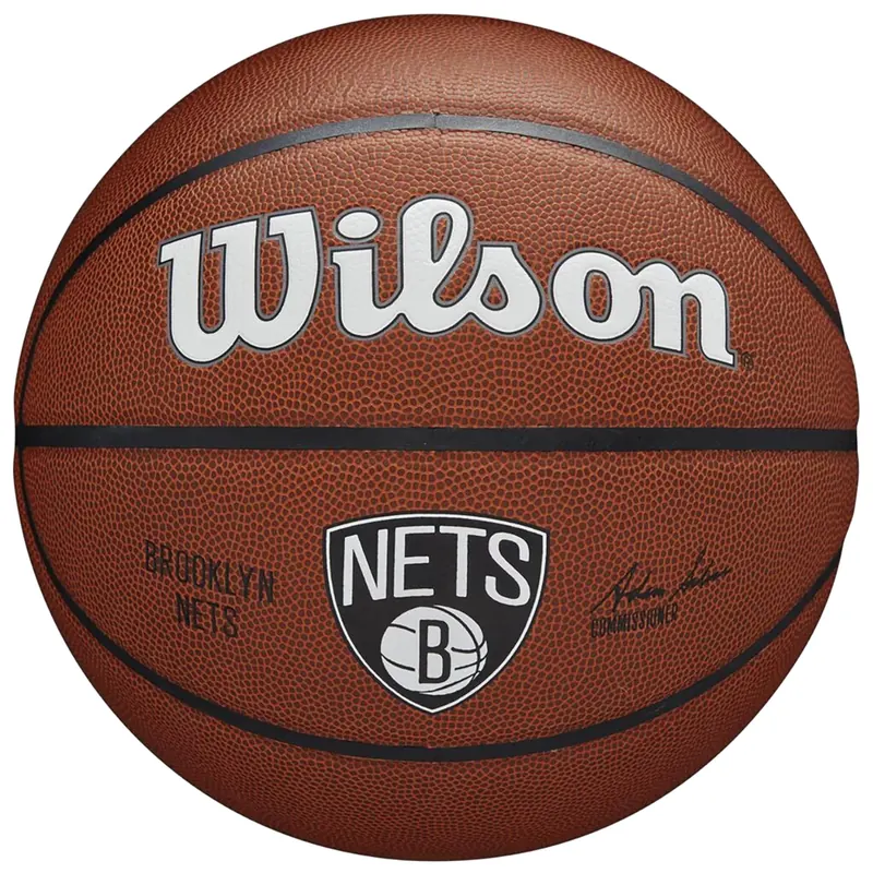 Wilson Team Alliance Brooklyn Nets Ball WTB3100XBBRO, Unisex, Brązowe, piłki do koszykówki, Skóra kompozytowa, rozmiar: 7