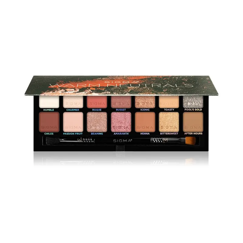 Sigma Beauty Warm Neutrals Paleta cieni do powiek 25,5 g