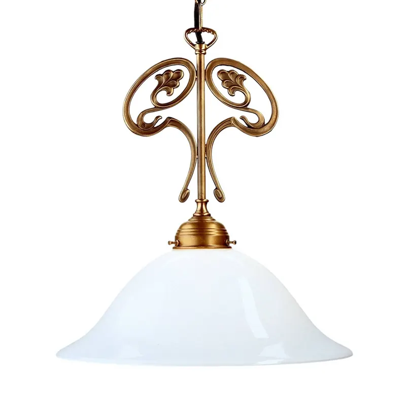 Lampa wisząca EWALD z berlińskiego mosiądzu
