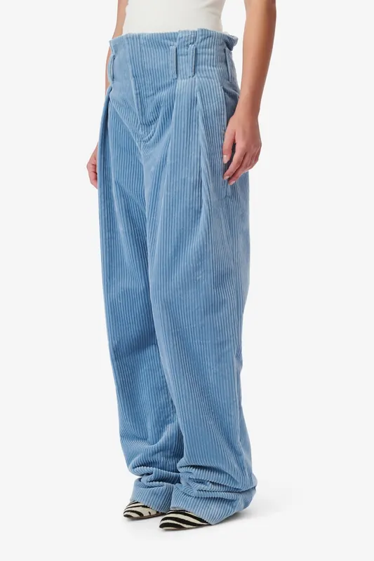 IRO Paris Jake Trouser Blue Maat: 40 | Pantalons Outlet | Dames | Blauw