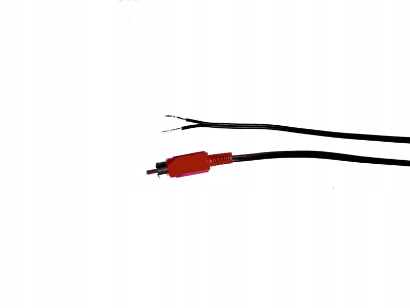 Kabel głośnikowy z wtykiem Rca 2x0,22mm, 1m