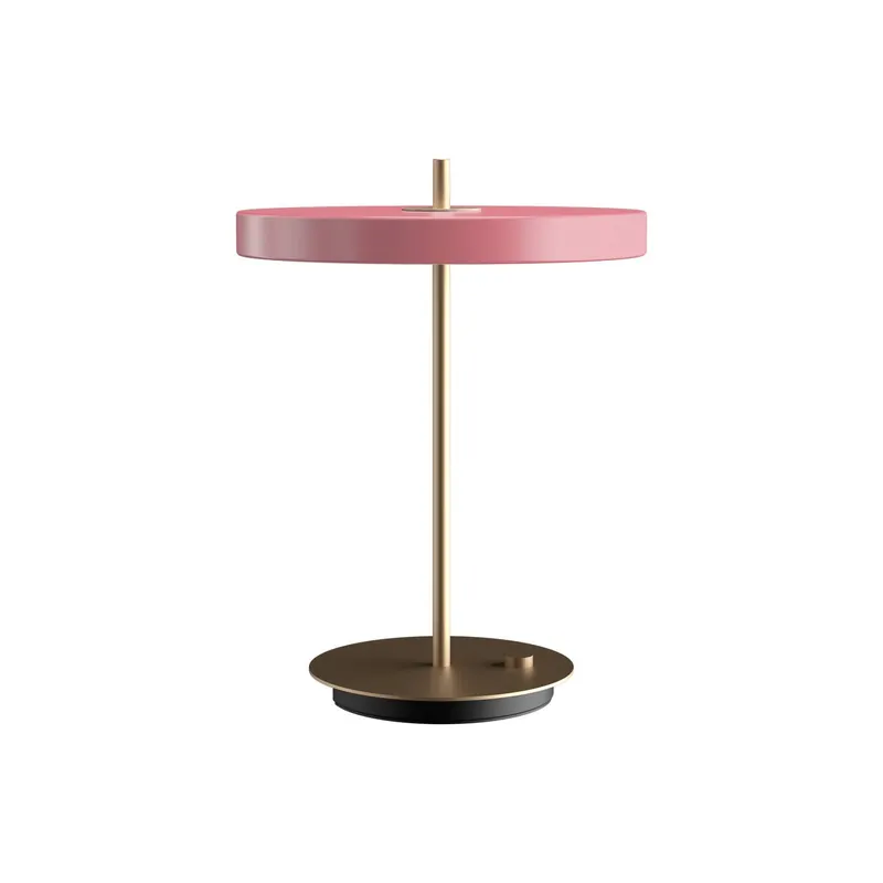 UMAGE lampa stołowa LED Asteria Table, USB, róż/mosiądz