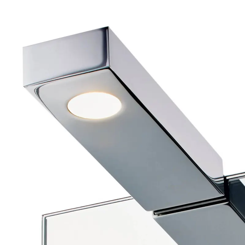 Oświetlenie ściany i lustra Flat 2 LED, chrom