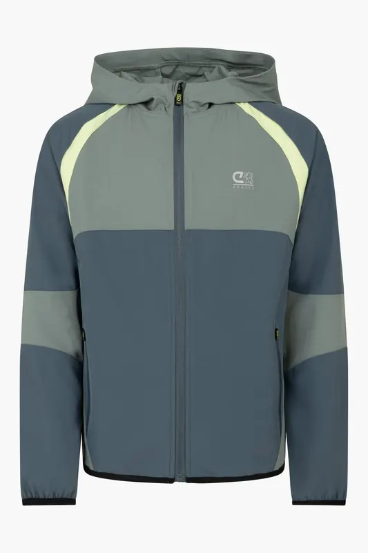 CRUYFF Elite 2.0 Tracktop Grey/black Maat: 164 | Jassen Outlet | kids | Zwart