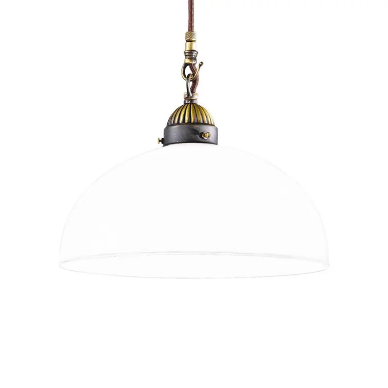 Lampa wisząca Nonna Bianco Ø 30 cm 1-pkt. okrągła
