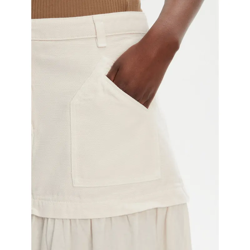 Pinko Damskie Spódnica maxi 105252 A2MI Kremowy