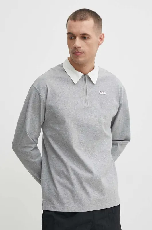 Reebok longsleeve bawełniany Court Sport