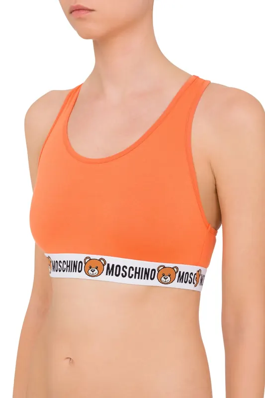 Moschino Short Nightgown Orange Maat: M | Sport BH's Outlet | Dames | Oranje