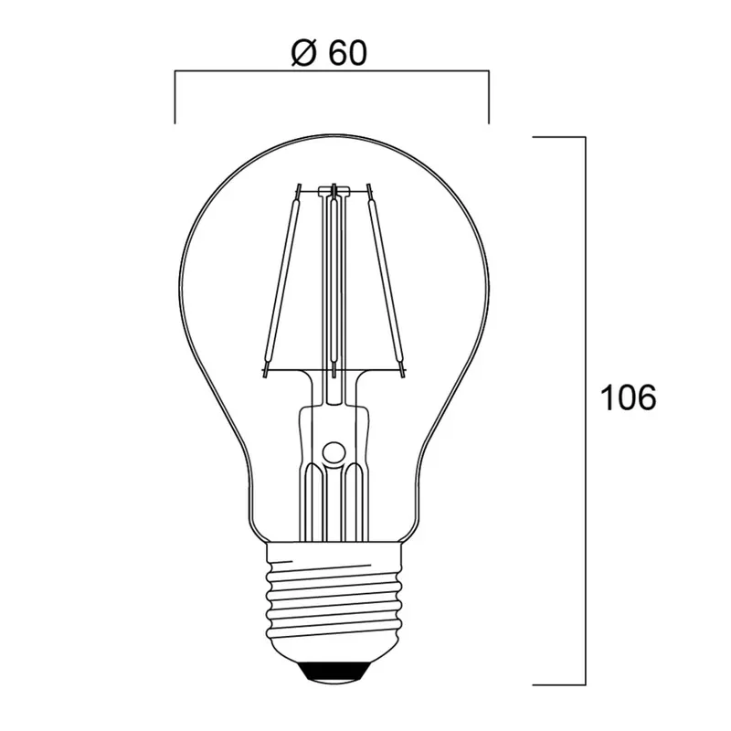 Żarówka LED Sylvania ToLEDo Retro E27 4,1W 4er Mix
