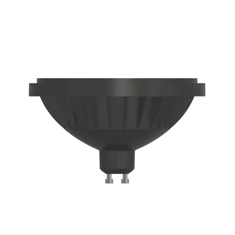 Reflektor LED Arcchio GU10 ES111, 12 W, czarny, 3000 K, ściemniany