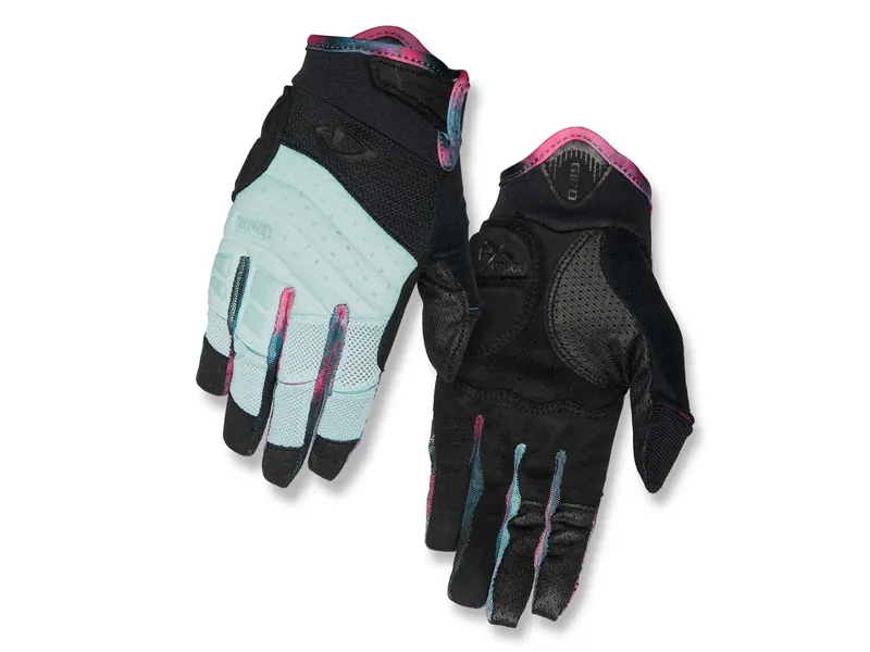 Rękawiczki damskie GIRO XENA długi palec mint tie-dye (L)