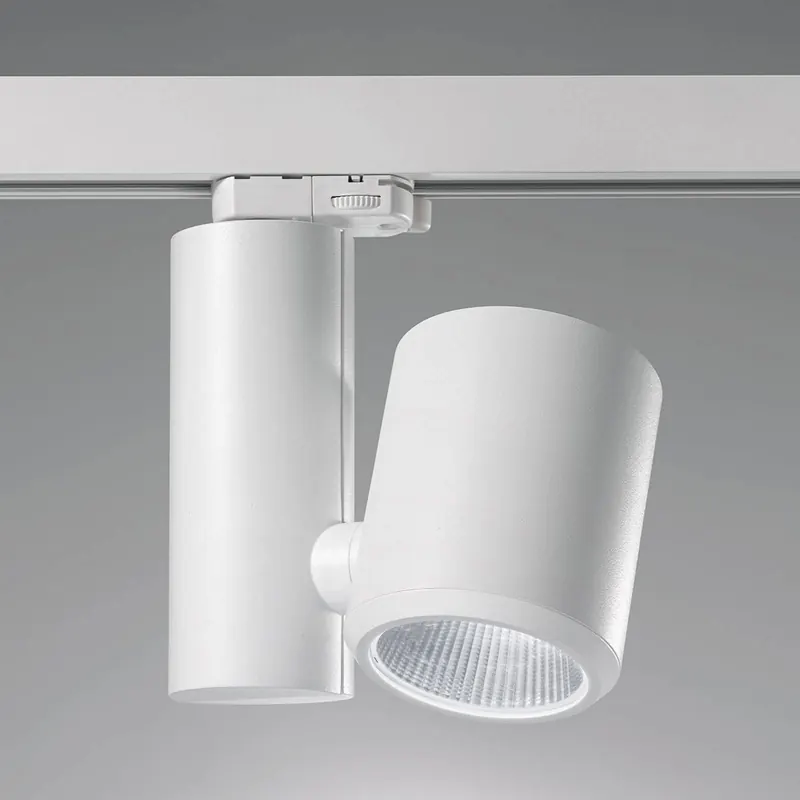 Reflektor szynowy LED DLS Kent, biały, 4000 K 26°