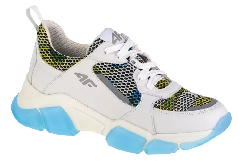 4F Wmn's Casual H4L-OBDL254-34S, Damskie, Białe, buty sneakers, skóra licowa, rozmiar: 38