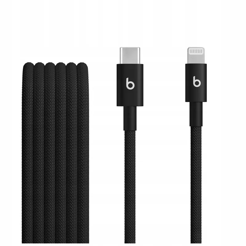 Beats Usb-c/ Lightning Woven Cable(1.5m)-Bolt Black MDGK4EE/A