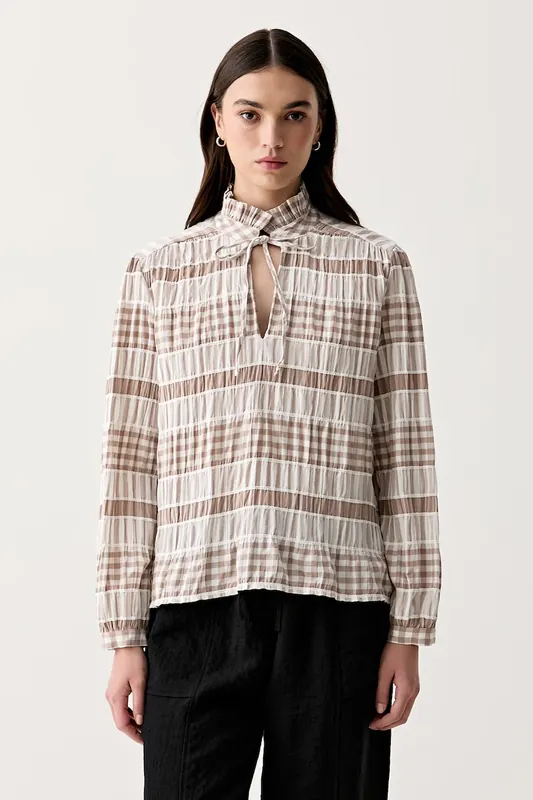 Barbour body damskie bawełniane z elastanem Hinton