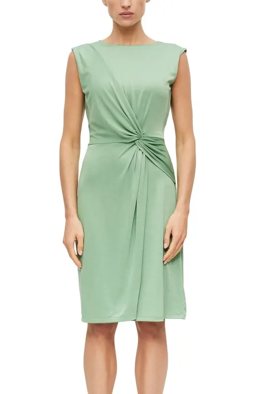 s.Oliver  Dresses Green Maat: 44 | Midi Jurken Outlet | Dames | Groen