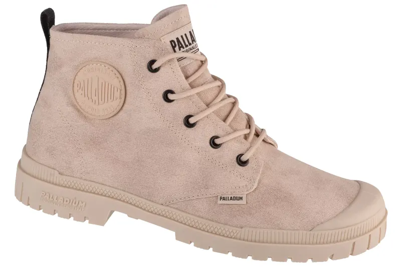 Palladium Pampa SP20 Hi Wax 74388-210-M, Unisex, Beżowe, buty sneakers, tkanina, rozmiar: 45