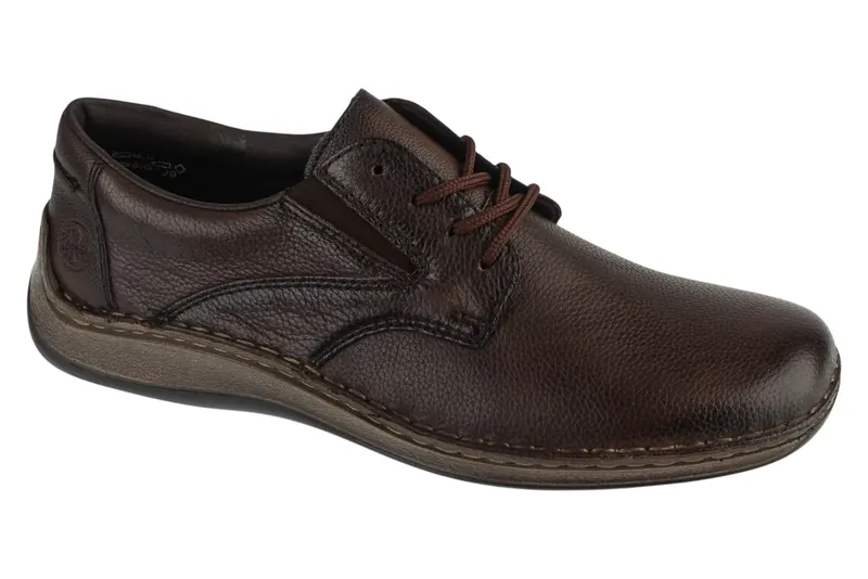 Rieker Shoes 05211-25, Męskie, Brązowe, półbuty, skóra licowa, rozmiar: 40