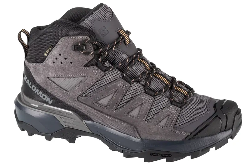 Salomon X Ultra 360 Ltr Mid GTX 475708, Męskie, Szare, buty trekkingowe, tkanina, rozmiar: 46 2/3