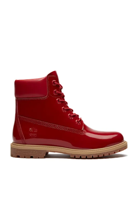 Timberland 6 Inch Lace Up Waterproof Boot Medium Red Maat: 39 | Laarzen Outlet | Dames | Rood