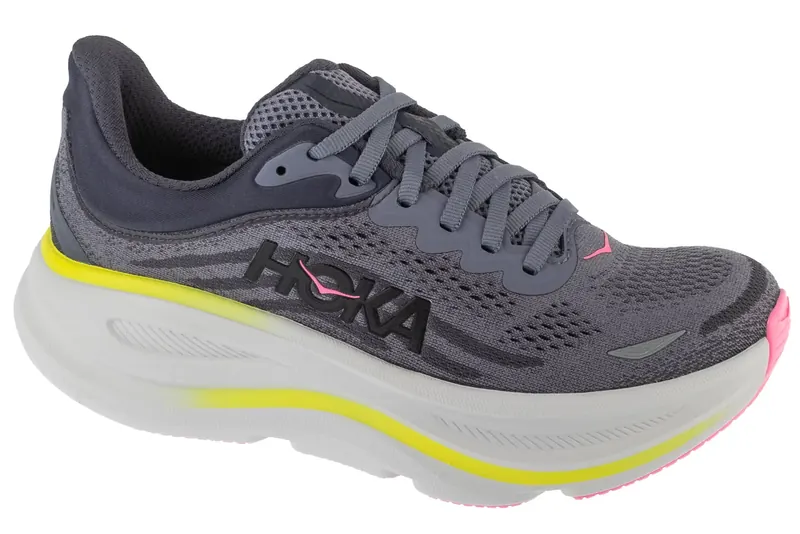 Hoka W Bondi 9 1162012-CYG, Damskie, Szare, buty do biegania, tkanina, rozmiar: 41 1/3