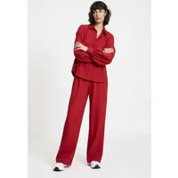 POM Amsterdam Blouse - Chili Red Maat: 38 | Longsleeves Outlet | Dames | Rood