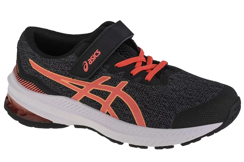 ASICS GT-1000 11 PS 1014A238-009, Dla dziewczynki, Czarne, buty do biegania, tkanina, rozmiar: 33