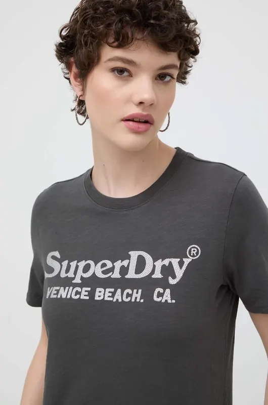 Superdry t-shirt bawełniany