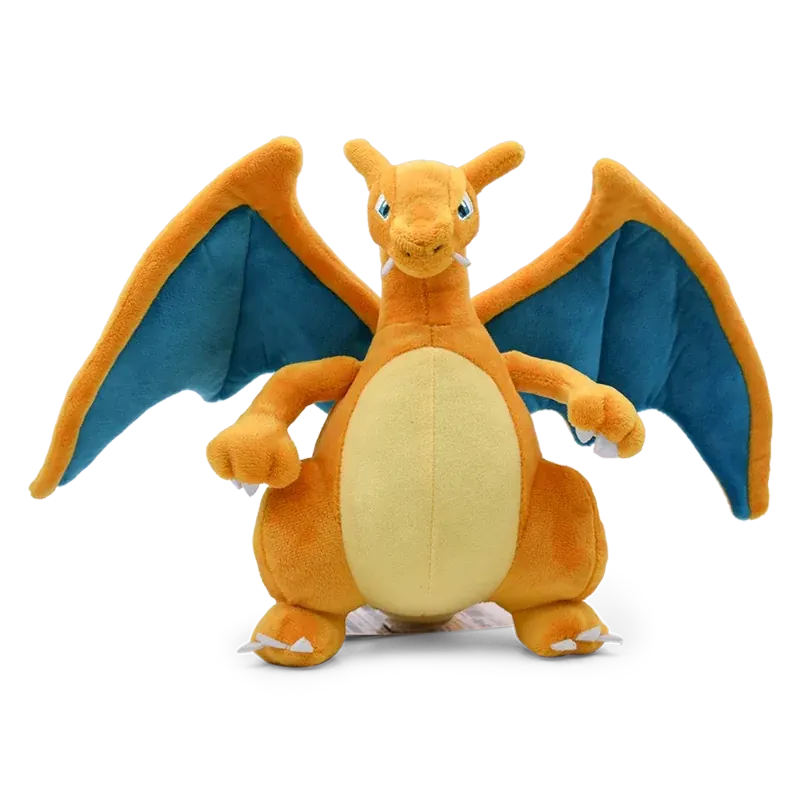 Pluszowe zabawki Charizard 8" wypchana lalka kolekcjonerska, prezent urodzinowy dla dzieci
