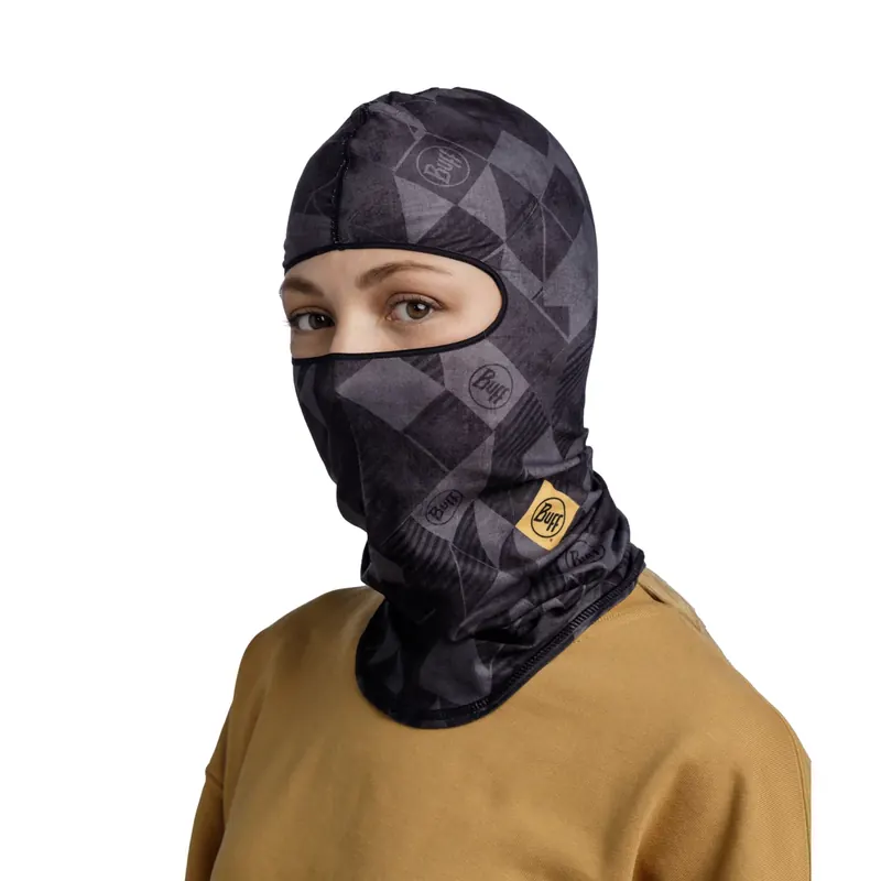 Buff EcoStretch Balaclava 13244790110, Unisex, Czarne, czapki, poliester, rozmiar: One size