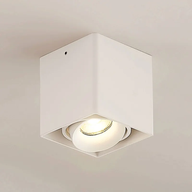 Arcchio Kubika downlight GU10, 1-punktowa, biała